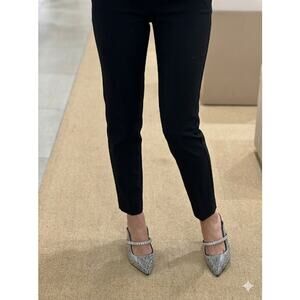 Kurt Geiger London Black‎ Crystal Studded Pointed Toe Mule Heels Size 8.5